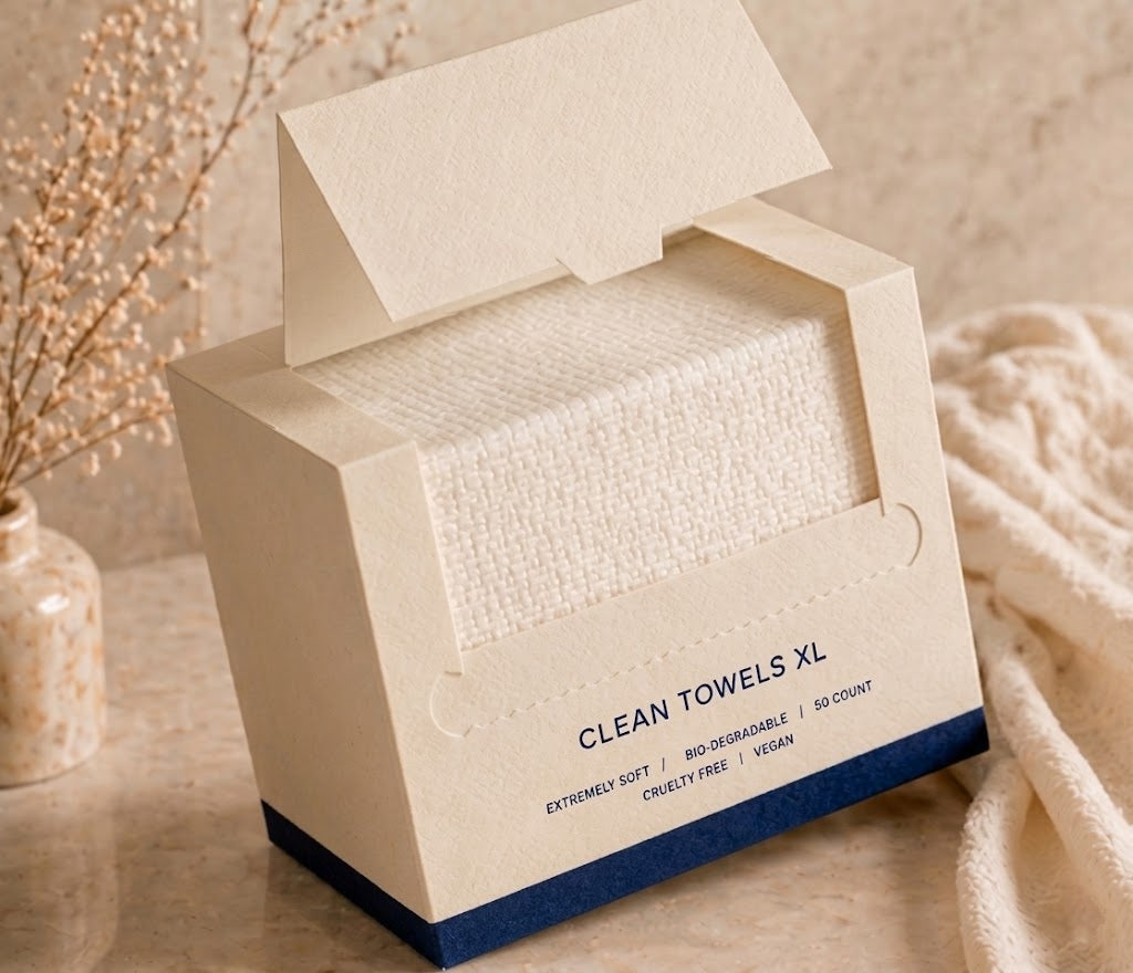 Avyra Premium Cotton Disposable Facial Towels | Soft, Hygienic Face Towels for Clear Skin