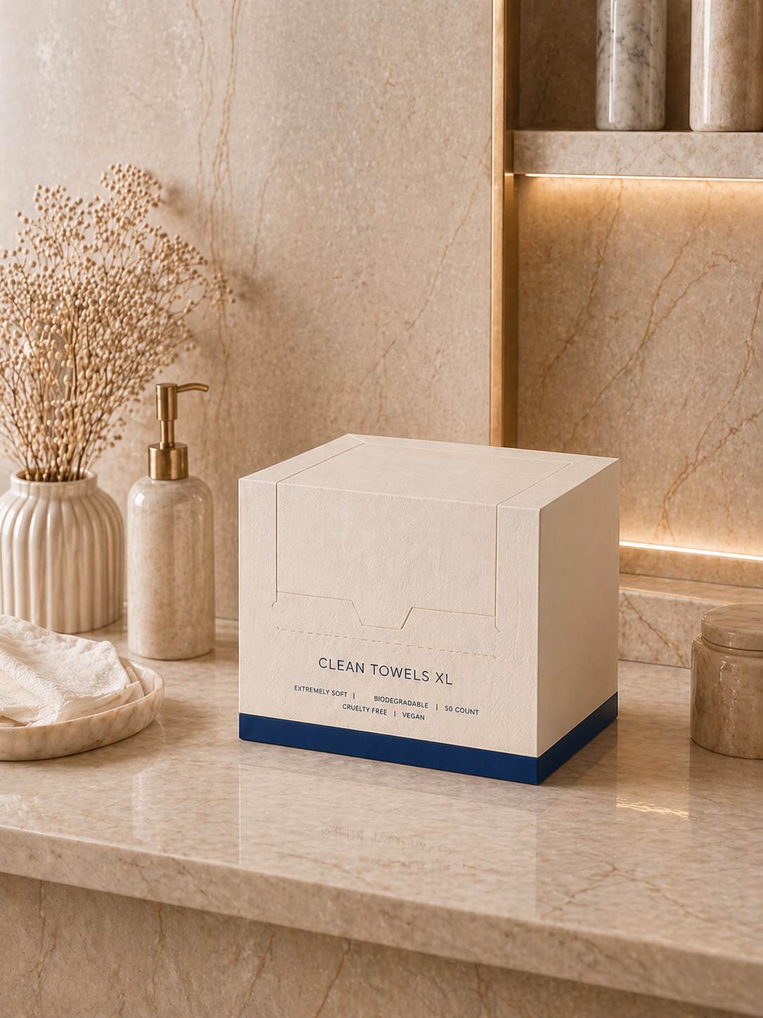 Avyra Premium Cotton Disposable Facial Towels | Soft, Hygienic Face Towels for Clear Skin