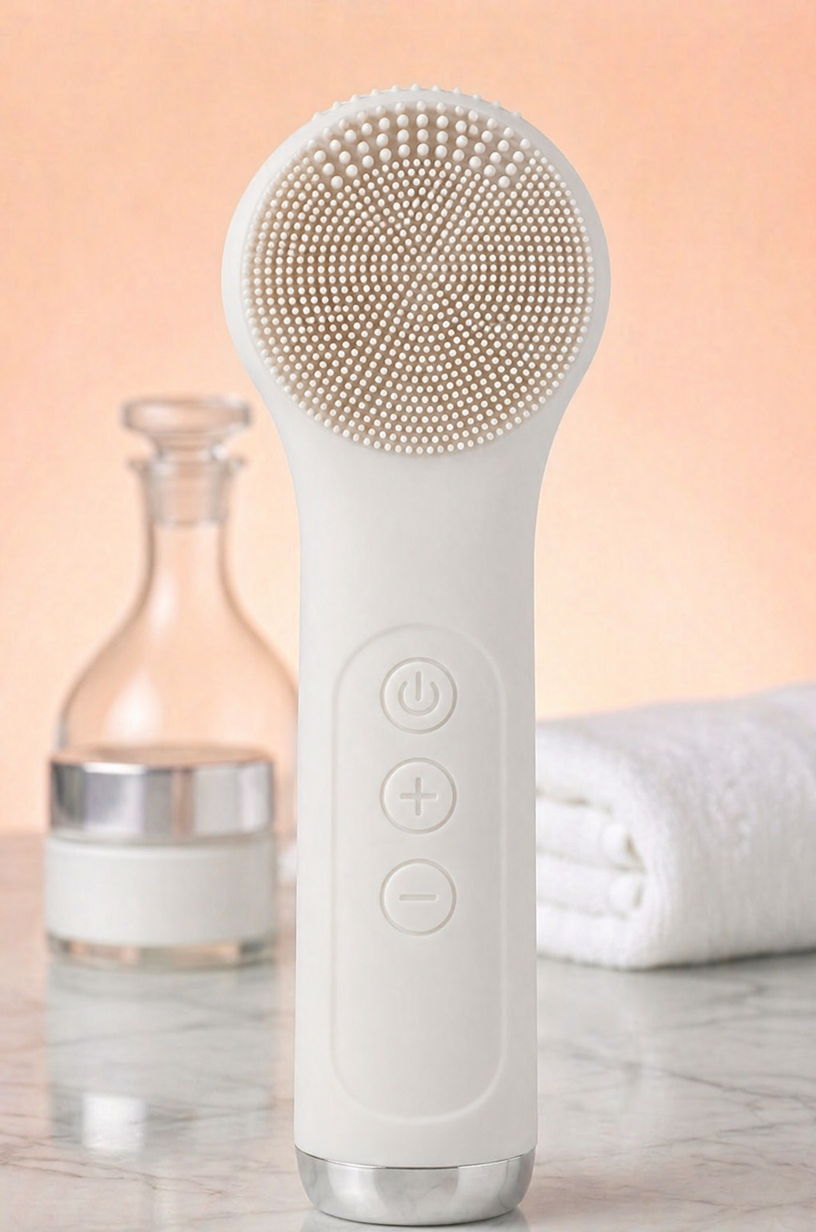 Avyra Silicone Facial Cleansing Device Pore Cleanser Face-cleaning Tool Deep-cleaning Electric Facial Brush
