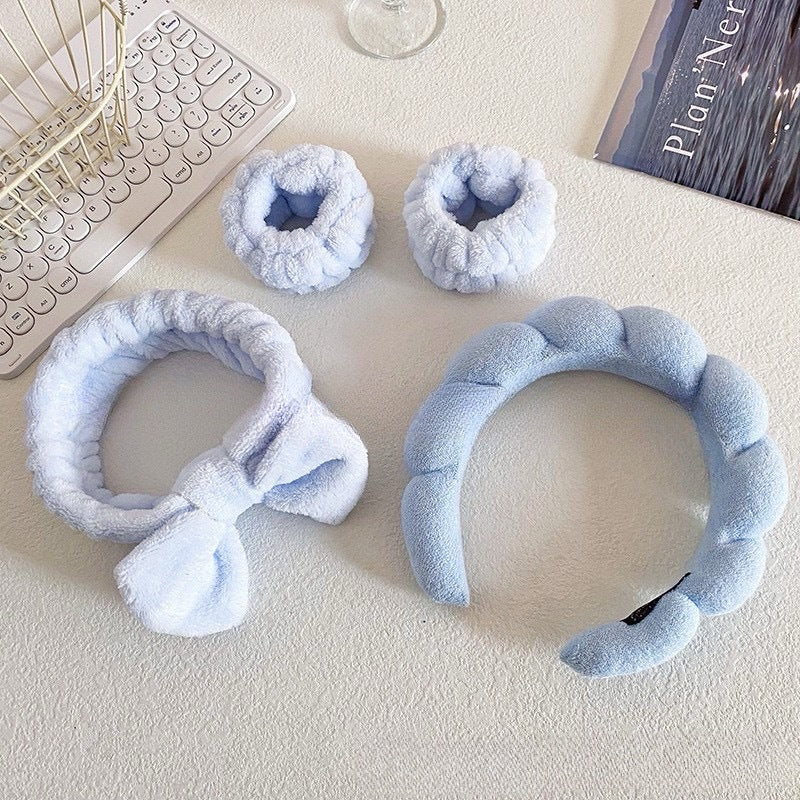 Avyra Self-Care Headband & Wristband Set (4 piece)