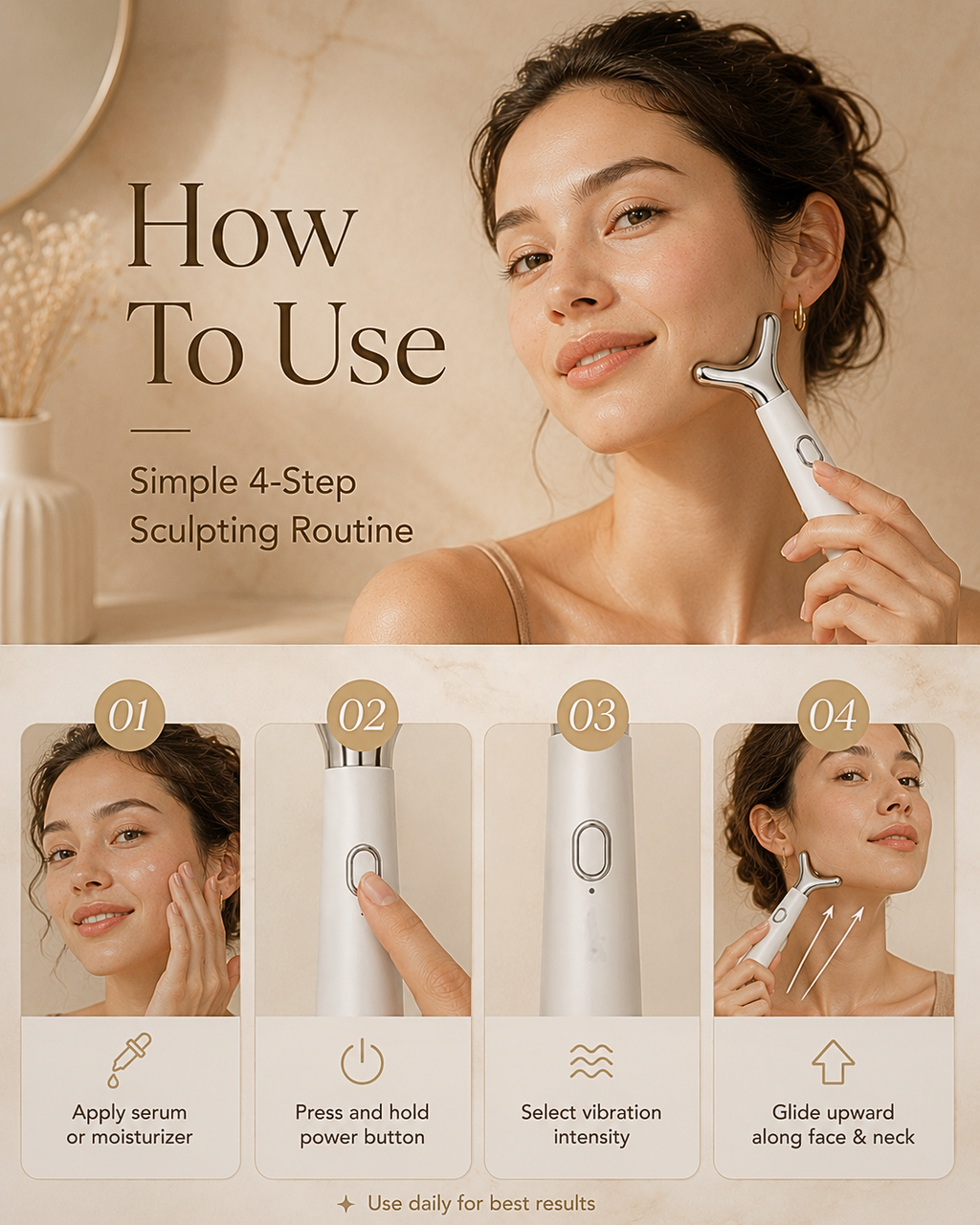 Avyra Mini V-Lift Facial Sculpting Device