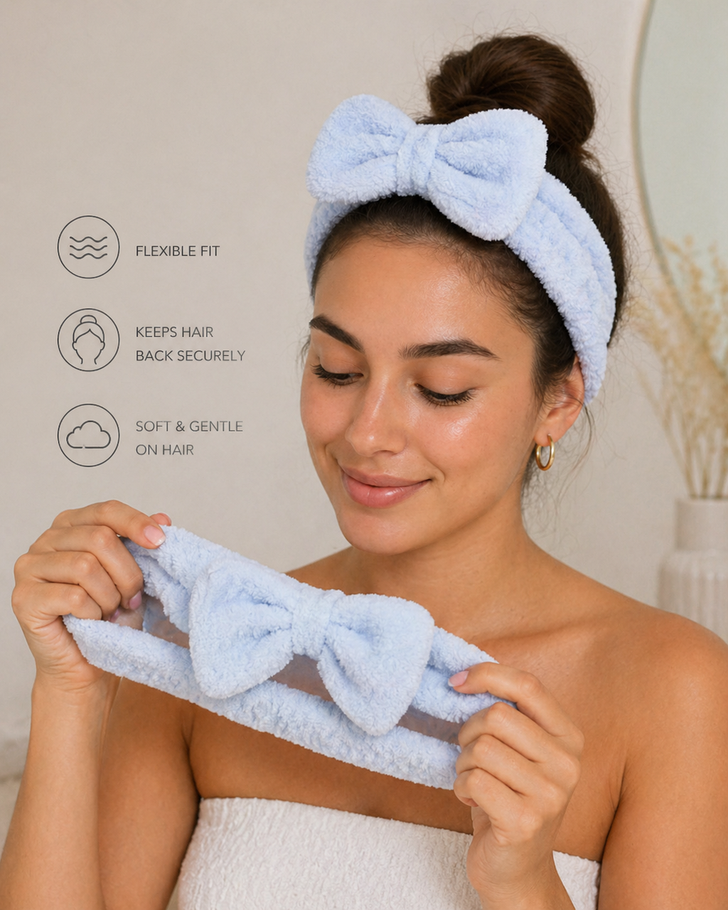 Avyra Self-Care Headband & Wristband Set (4 piece)